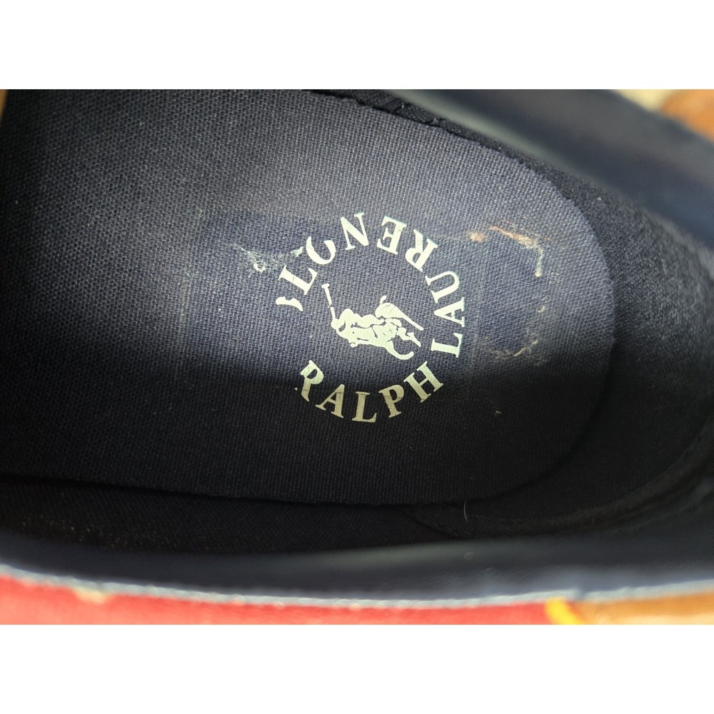 Polo Ralph Lauren Men's 10.5D Thorton III Canvas Aloha Hawaiian‎ Lace Up Flats - Picture 11 of 11